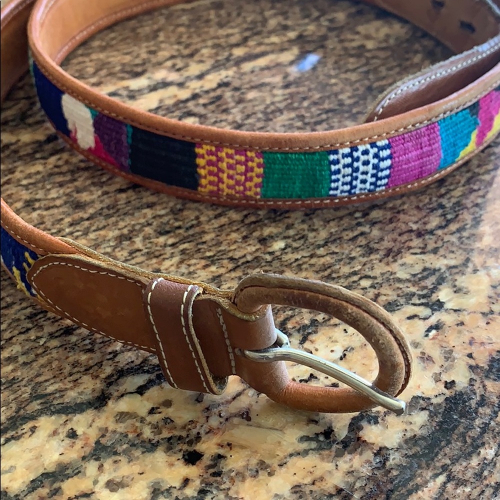 Vintage leather belt